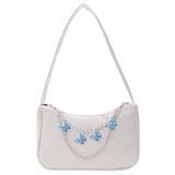 Butterfly Chain Shoulder Bag Ladies Shopper
