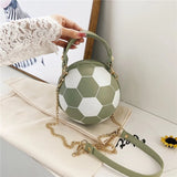 Women's Handbag Tennis Red Football Bag Personality Spoof Pink Basketball Bag