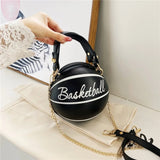 Women's Handbag Tennis Red Football Bag Personality Spoof Pink Basketball Bag