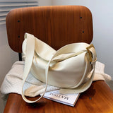 Women's Large Capacity Dumpling Messenger Shoulder Bag