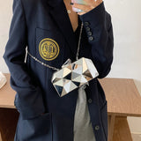 Mini Geometric Clutch Bag for Women Party Evening Purse Crossbody Shoulder Bag