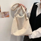 Women's High Capacity Casual Soft Shoulder Bag