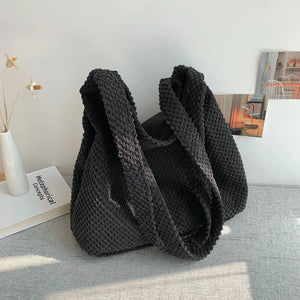 Women's High Capacity Casual Soft Shoulder Bag