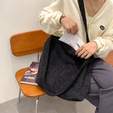 Women's High Capacity Casual Soft Shoulder Bag