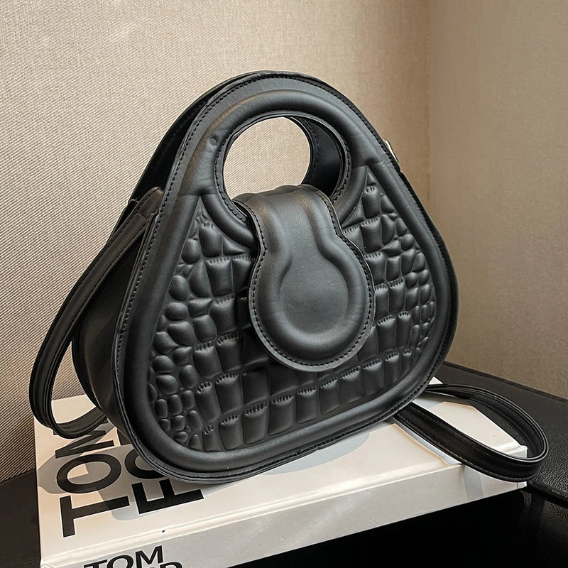 Women's Matte PU Leather Tote Bag Vintage Shoulder Crossbody Bag