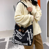 Canvas Shoulder Bags for Women Large Capacity Crossbody Messenger Bags