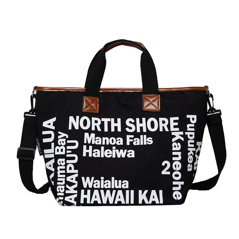 Canvas Shoulder Bags for Women Large Capacity Crossbody Messenger Bags