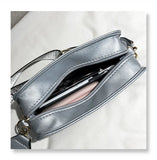 Women's Wide Strap Shoulder Messenger Bag Small Square Bag