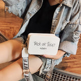 Women's Wide Strap Shoulder Messenger Bag Small Square Bag