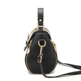 Embroidered Flower Top Handle Bag Crossbody Totes