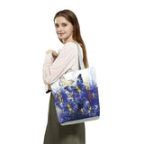 Butterfly Print Large Tote Shoulder Bag Harajuku Women's Handbag
