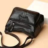 Women's Soft Leather Shoulder Bag Large Capacity Crossbody Bag