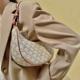Women's PU Leather Shoulder Bags Crescent Bags Classic Vintage Handbags