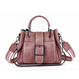 Soft PU Shoulder Bag Flap Crossbody Bag for Women