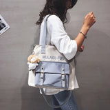 Women's Large Capacity Messenger Bag Harajuku Style Shoulder Bag