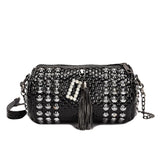 Rivet Chain Small Crossbody Evening Bags for Women Shoulder Bags
