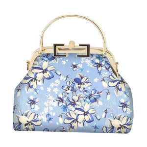 Floral Flowers European Lay Bag Chain Strap Mother Gift Women Hand Bags