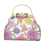 Floral Flowers European Lay Bag Chain Strap Mother Gift Women Hand Bags