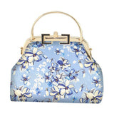 Floral Flowers European Lay Bag Chain Strap Mother Gift Women Hand Bags