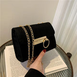 Women's Crossbody Shoulder Bag Top Handle Purse Soft Vertical Thread B255