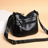 Women's Small Soft Leather Shoulder Bag Handbag