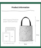 Graffiti Coloring DIY Canvas Tote Bag for Women, Shoulder School Bag