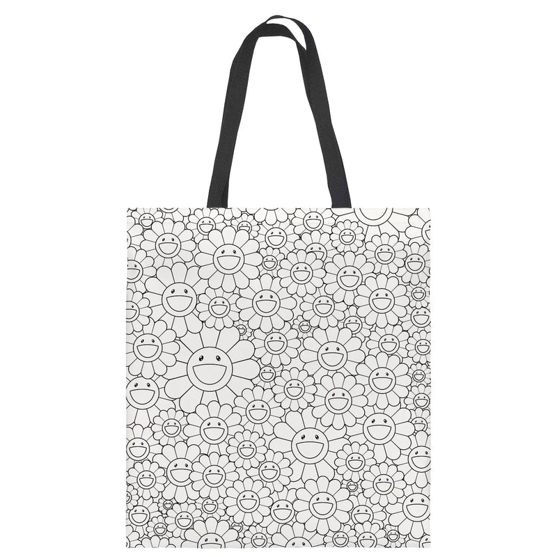 Graffiti Coloring DIY Canvas Tote Bag for Women, Shoulder School Bag