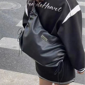 Harajuku Women's Nylon Crossbody Bag Y2K Techwear Style