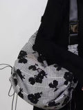 Harajuku Women's Nylon Crossbody Bag Y2K Techwear Style