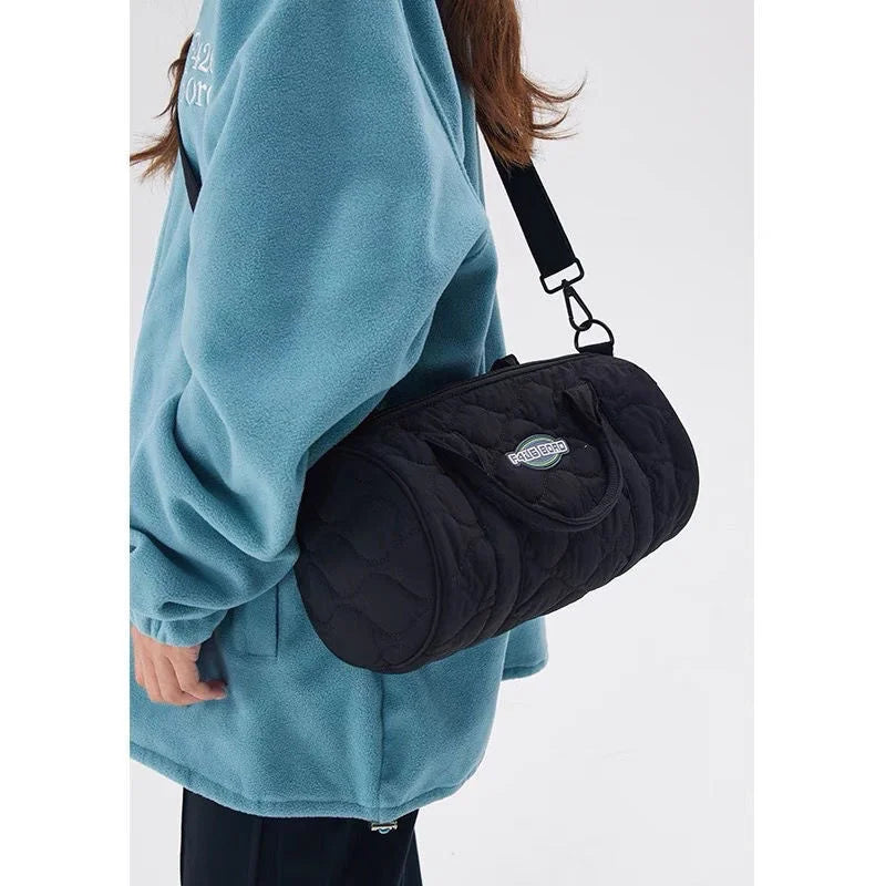 Women's Handbag Boston Milk Cotton Hiphop Crossbody Shoulder Bag