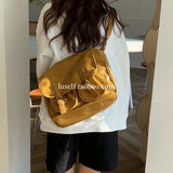 Women's Handbag Vintage PU Leather Messenger Bag Shoulder Bag