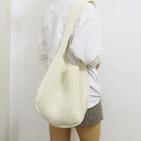 Women's Knitted Shopping Bag Soft and Comfortable for Daily Use