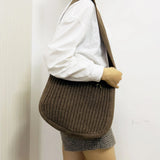 Women's Knitted Shopping Bag Soft and Comfortable for Daily Use