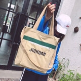 Canvas Crossbody Shoulder Bag Large Capacity Casual Handbag