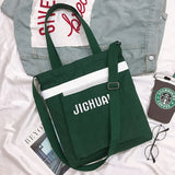 Canvas Crossbody Shoulder Bag Large Capacity Casual Handbag