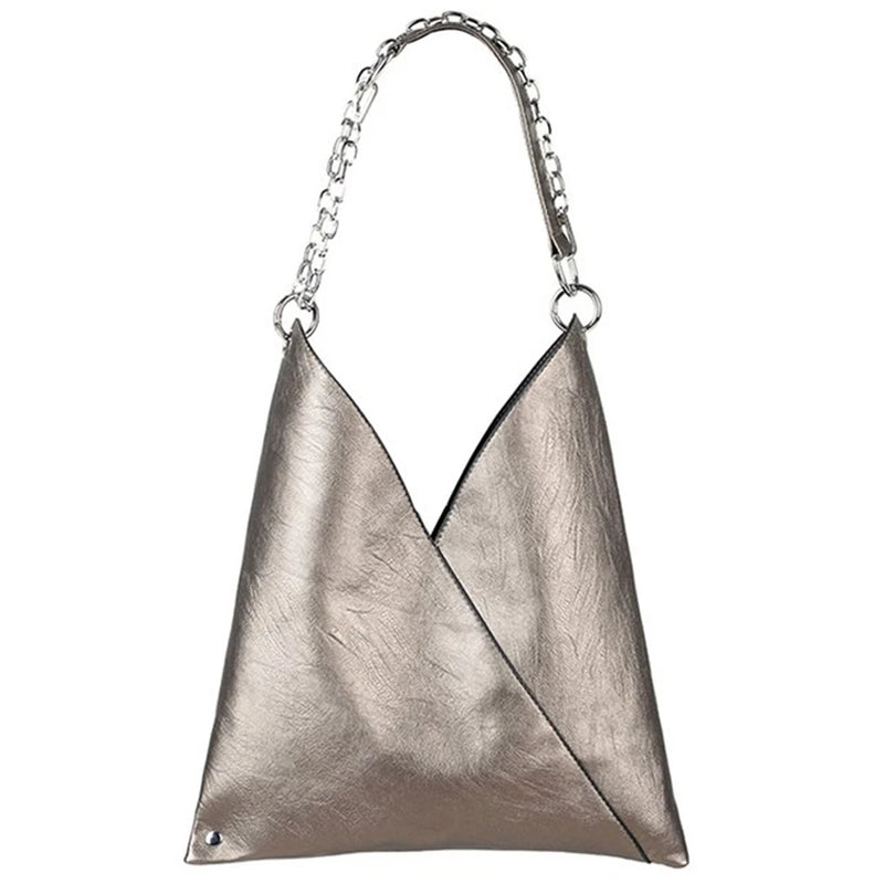 Large Capacity Shoulder Bags Women's Retro Tote High Pu Leather Sac