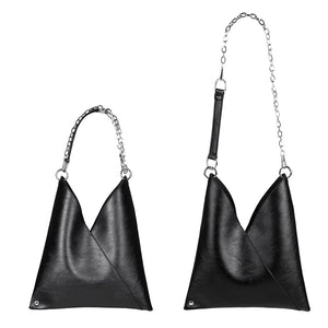 Large Capacity Shoulder Bags Women's Retro Tote High Pu Leather Sac