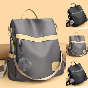 Women's Travel Backpack Large Capacity Water Bottle Mini Leather Purse