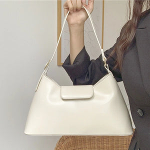 Women's Large-capacity Shoulder Bag PU Leather Underarm Bag