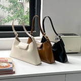 Women's Large-capacity Shoulder Bag PU Leather Underarm Bag