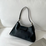 Women's Large-capacity Shoulder Bag PU Leather Underarm Bag
