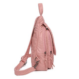 Women's Leather Backpack Embroidered Shoulder Bag Female PU Backpacks