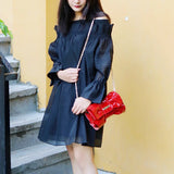 Women's Patent Leather Crossbody Bag Evening Clutch