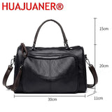 Women's Leather Handbags Large-Capacity Lady Style Shoulder Bags