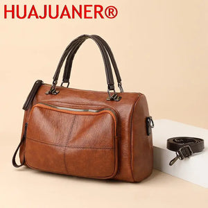 Women's Leather Handbags Large-Capacity Lady Style Shoulder Bags