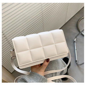 Women's Leather Handbags Messenger Solid Colors Concise Shoulder Crossbody Bags