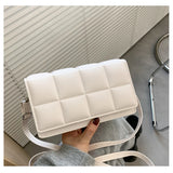 Women's Leather Handbags Messenger Solid Colors Concise Shoulder Crossbody Bags