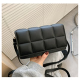 Women's Leather Handbags Messenger Solid Colors Concise Shoulder Crossbody Bags
