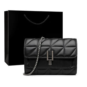 Women's Leather Chain Messenger Bag Women Tote Bag Shoulder Bag Messenger