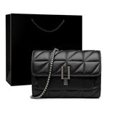 Women's Leather Chain Messenger Bag Women Tote Bag Shoulder Bag Messenger